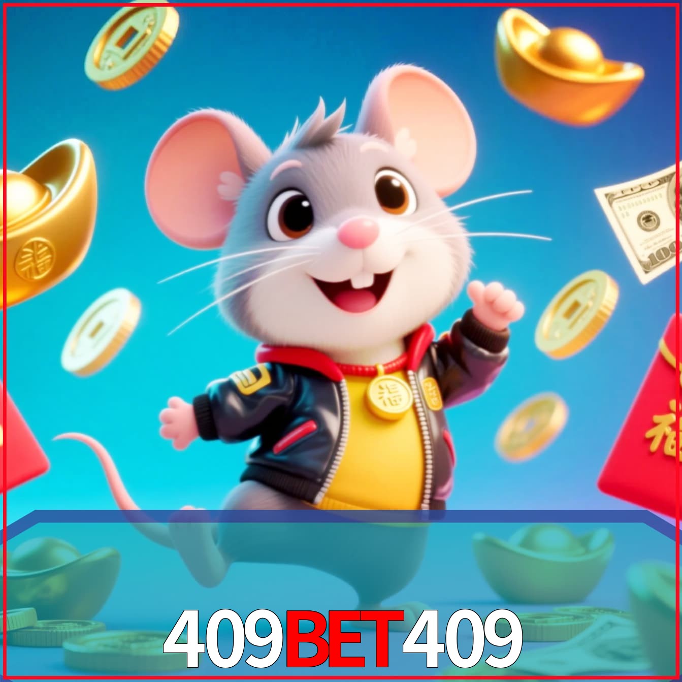Slot machine 3D icon with number 7 and 1
